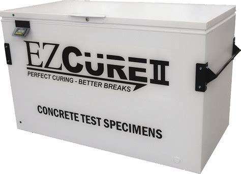 temperature controlled concrete curing box